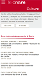 Mobile Screenshot of culture.cnam.fr