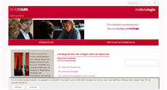 Desktop Screenshot of addictologie.cnam.fr