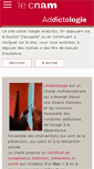 Mobile Screenshot of addictologie.cnam.fr