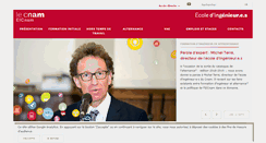 Desktop Screenshot of ecole-ingenieur.cnam.fr