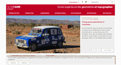 Desktop Screenshot of esgt.cnam.fr