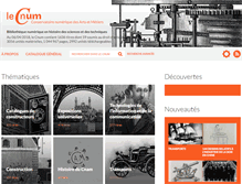 Tablet Screenshot of cnum.cnam.fr