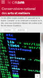 Mobile Screenshot of cnam.fr