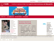 Tablet Screenshot of itip.cnam.fr