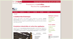 Desktop Screenshot of iat.cnam.fr