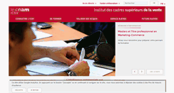 Desktop Screenshot of icsv.cnam.fr