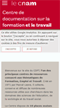 Mobile Screenshot of cdft.cnam.fr