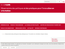 Tablet Screenshot of oppio.cnam.fr