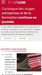 Mobile Screenshot of formation-entreprises.cnam.fr