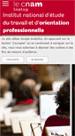 Mobile Screenshot of inetop.cnam.fr
