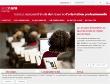 Tablet Screenshot of inetop.cnam.fr