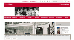 Desktop Screenshot of presentation.cnam.fr