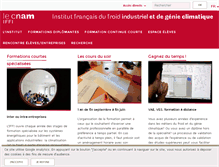 Tablet Screenshot of iffi.cnam.fr