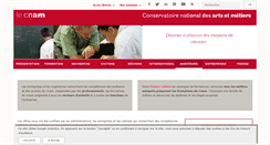 Desktop Screenshot of emploi.cnam.fr