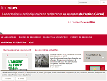 Tablet Screenshot of econometrie.cnam.fr