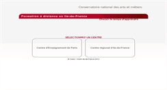 Desktop Screenshot of fodidf.cnam.fr