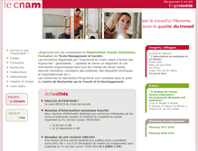 Tablet Screenshot of ergonomie.cnam.fr