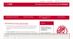 Desktop Screenshot of foad.cnam.fr