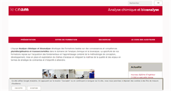 Desktop Screenshot of genie-analytique.cnam.fr