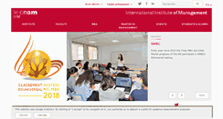 Desktop Screenshot of iim.cnam.fr