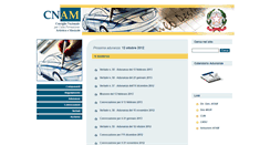 Desktop Screenshot of cnam.it