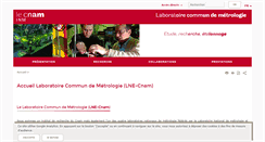 Desktop Screenshot of inm.cnam.fr